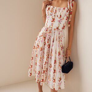 Lena Hoschek Teatime Cotton Midi Dress